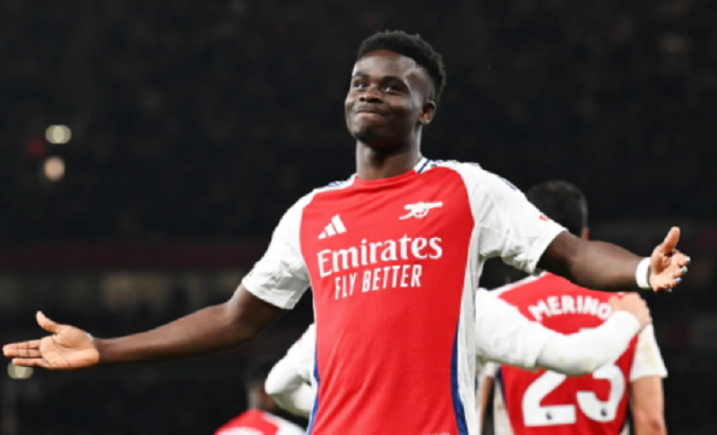 Romano tiết lộ: Bukayo Saka chuẩn bị ký hợp đồng mới dài hạn với Arsenal